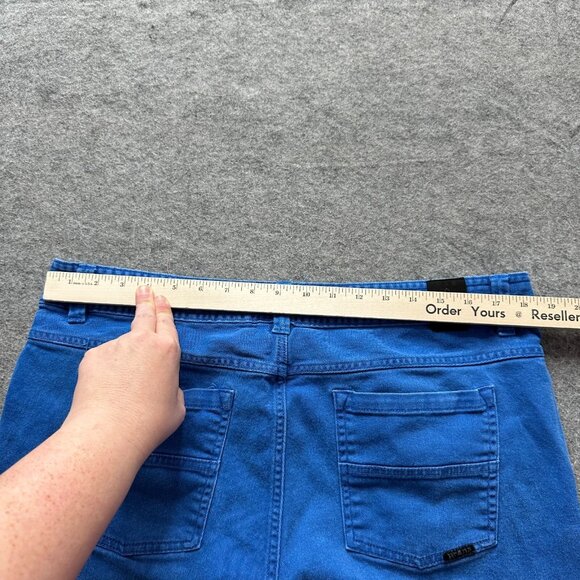 prAna Jeans Men 36 x 31 Blue Theorem Stretch Slim Fit Sapphire M4TH32313 - Picture 10 of 16